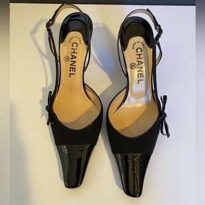 Chanel sling back shoes